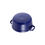 Thumbnail: STAUB CAST IRON 4 QT, ROUND, COCOTTE, DARK BLUE