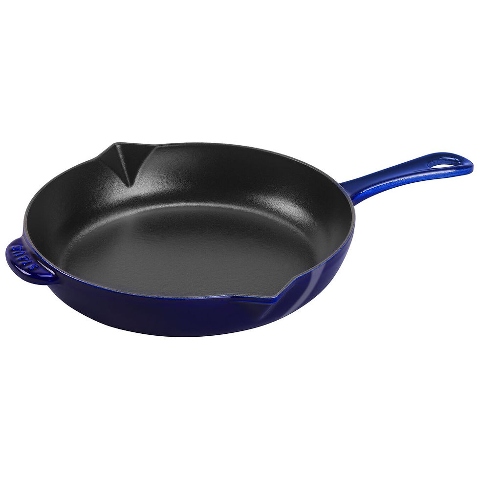 Thumbnail: STAUB CAST IRON 10-INCH, FRYING PAN, DARK BLUE
