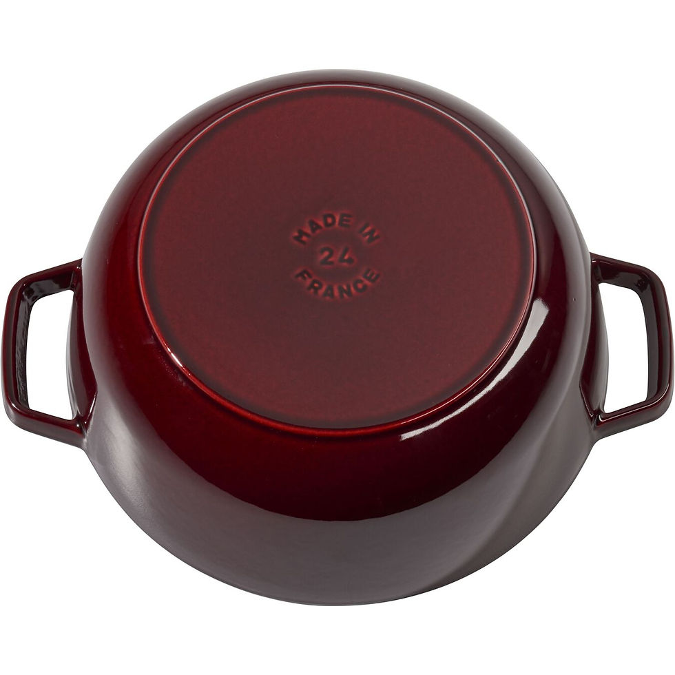 Thumbnail: STAUB CAST IRON 3.75 QT, FRENCH OVEN, GRENADINE