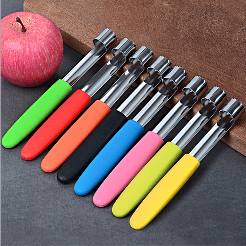 Apple Corer Pitter Pear Bell Twist Fruit Stoner Pit Kitchen Easy Core