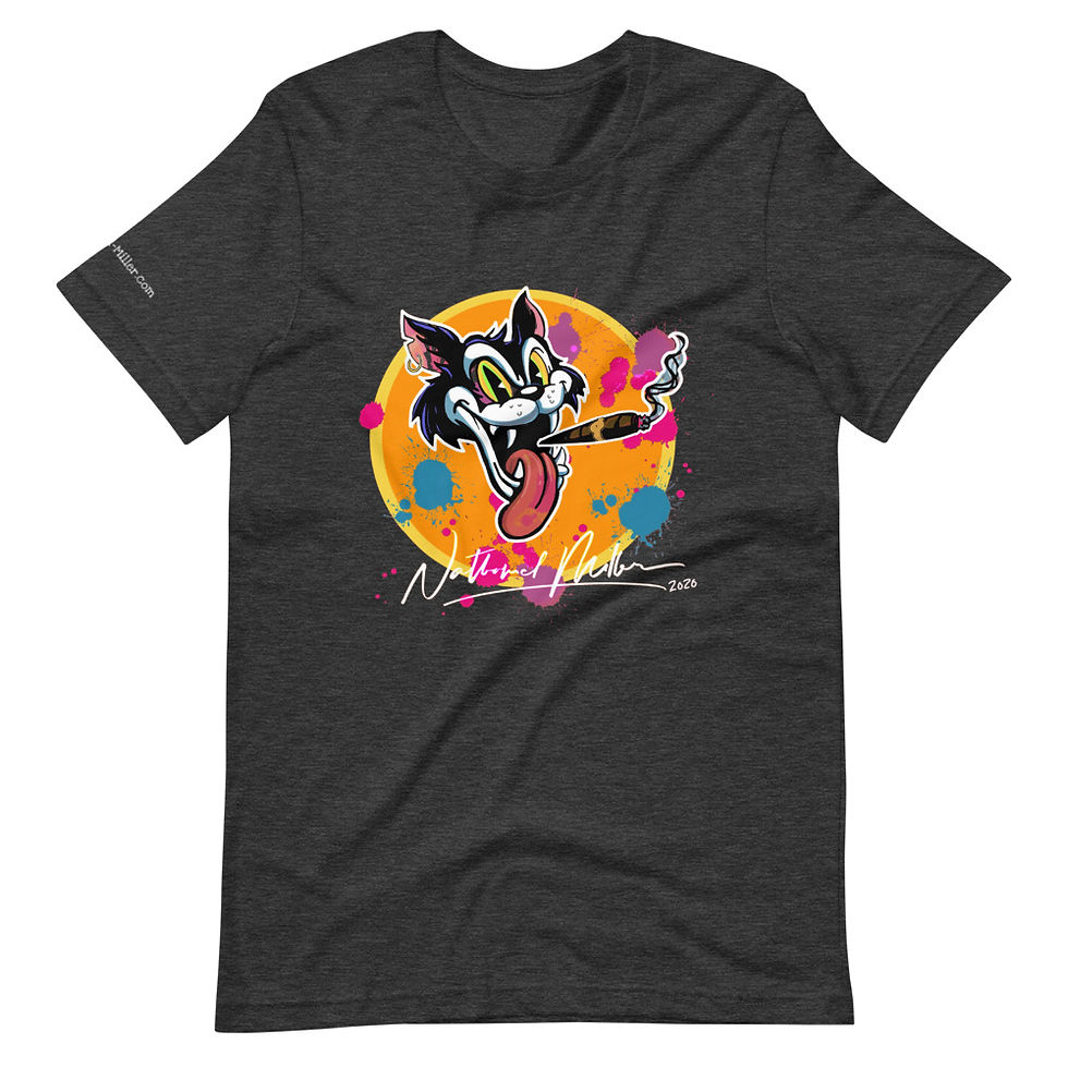 Thumbnail: "Bad Kitty" By Artist Nathaniel Miller