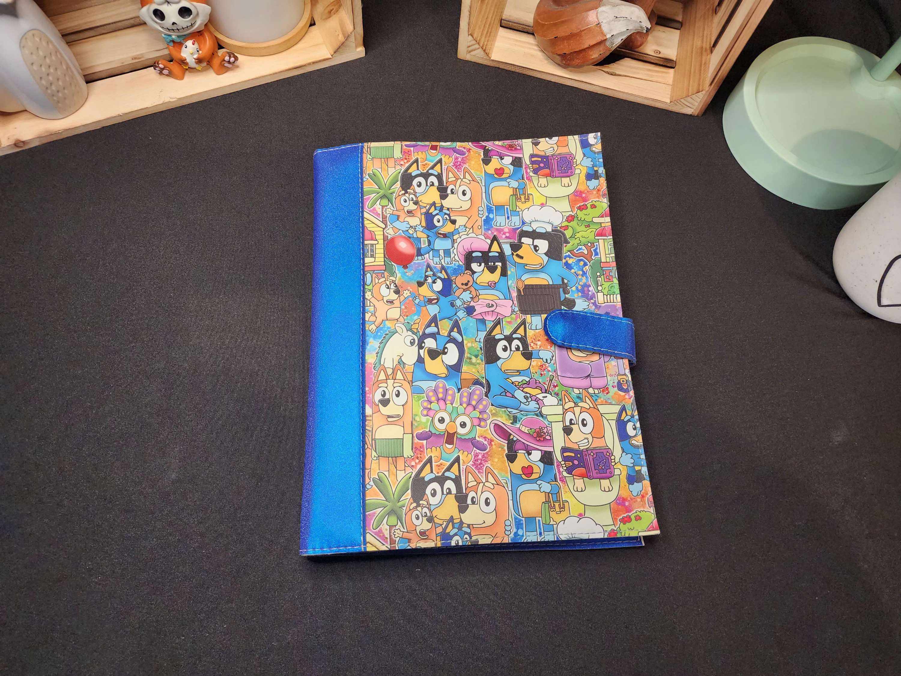 Blue Dogs Notebook Cover