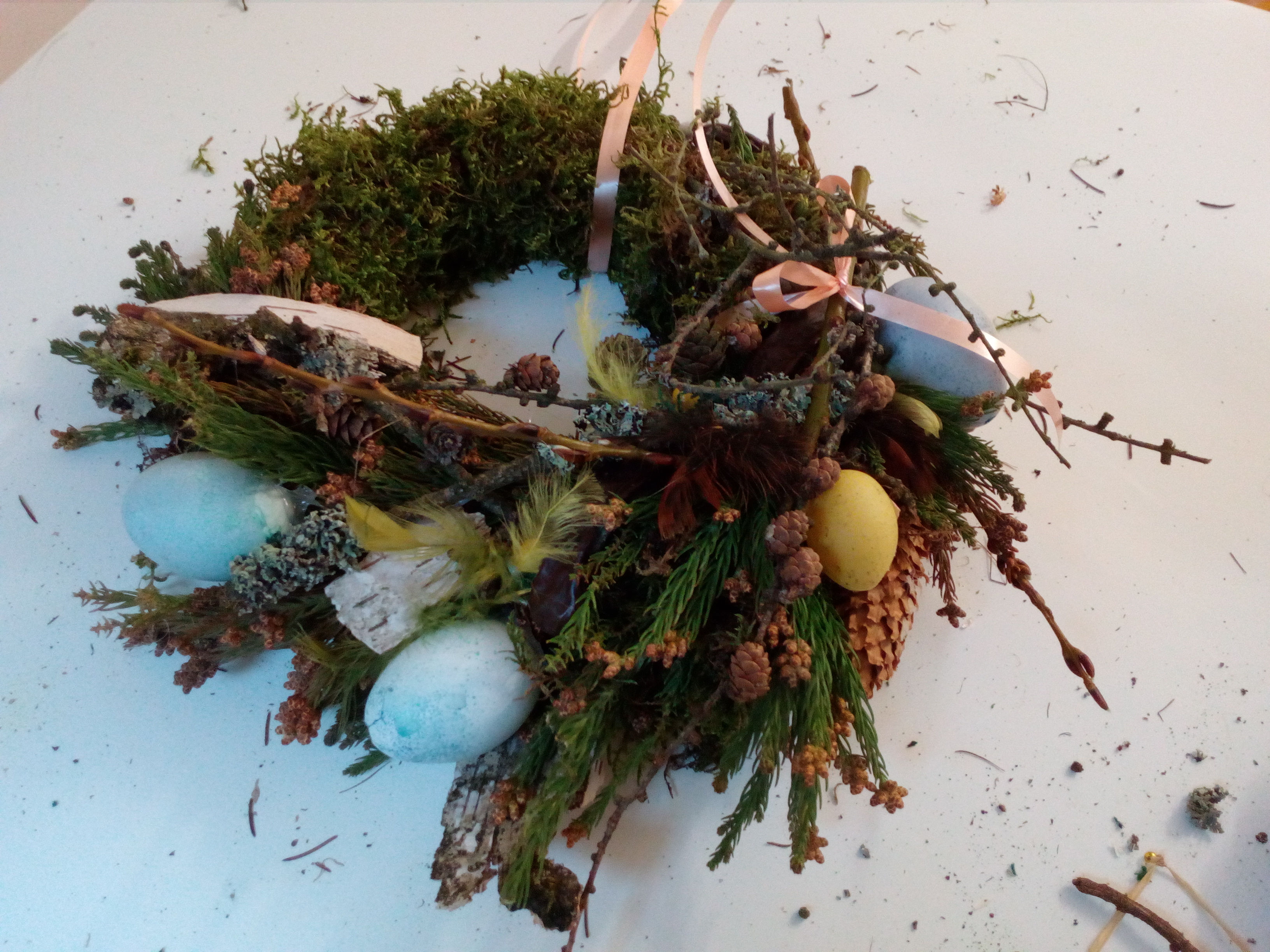 z mechu a kapradí pr. 35/40 cm