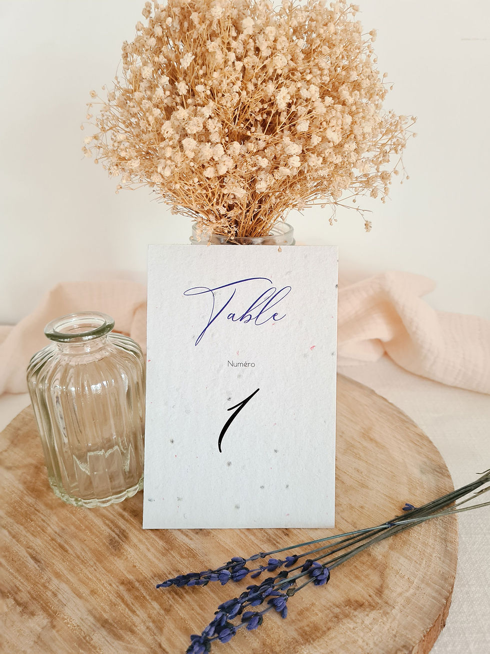 Miniature : Marque-table simple - Lise