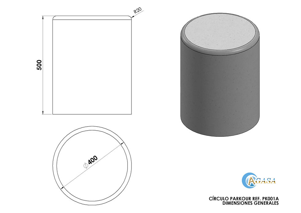 Miniatura: CIRCULO PARKOUR.- Ref. PK001A