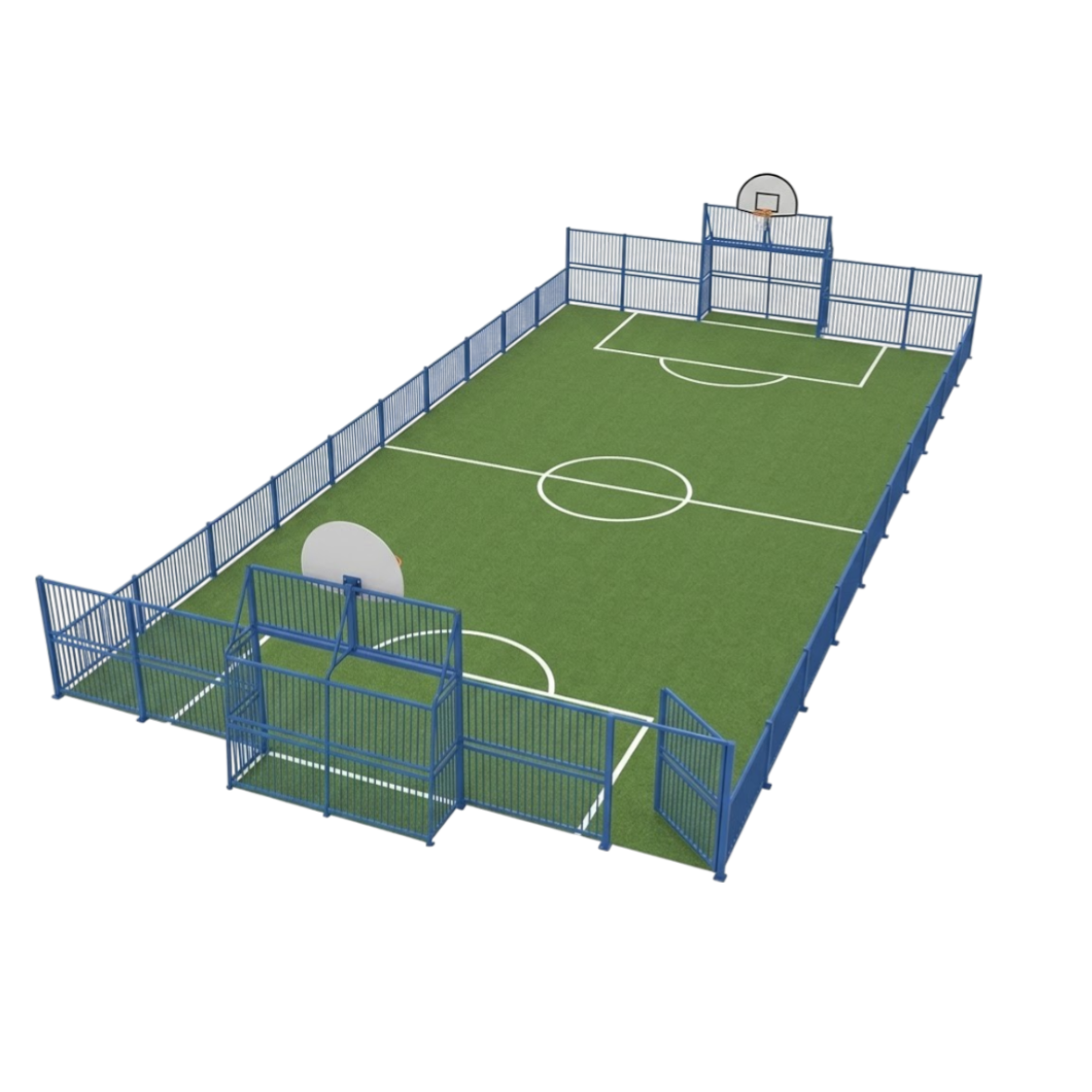 PISTA MULTIDEPORTES SIN PORTERIAS LATERALES - Ref. 852MDS