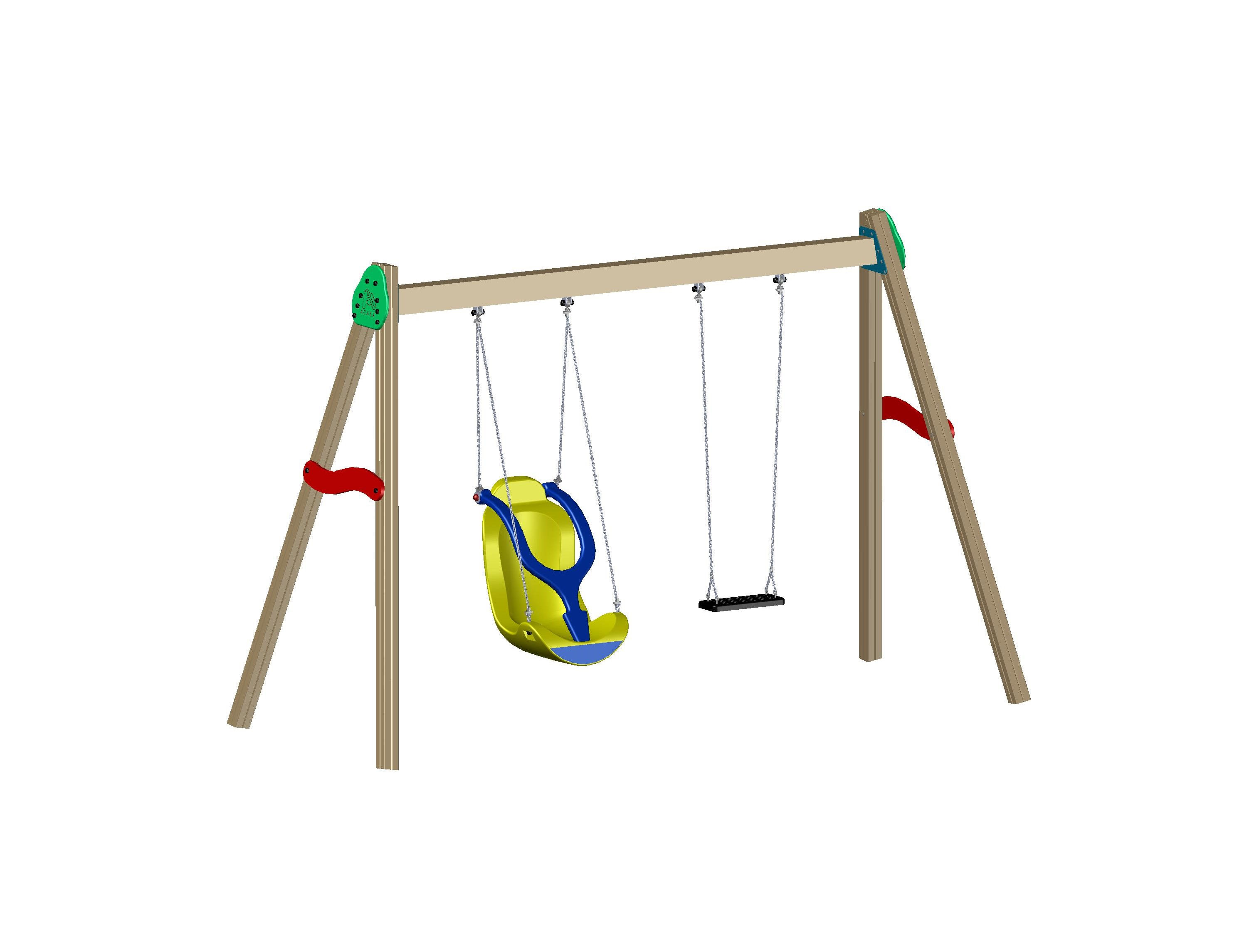 COLUMPIO INCLUSIVO DE MADERA CON ASTOS. ROTOMOLDEO Y PLANO.- Ref. 225JEC