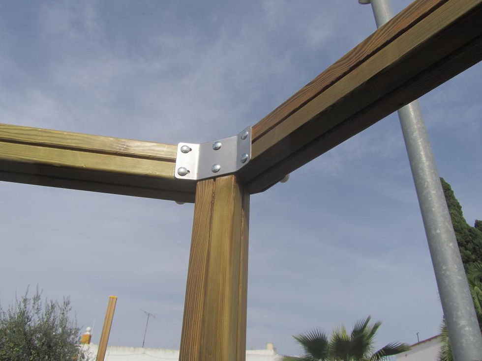 Miniatura: COLUMPIO INCLUSIVO DE MADERA HEXAGONAL ASTOS. VARIOS - Ref. 225X