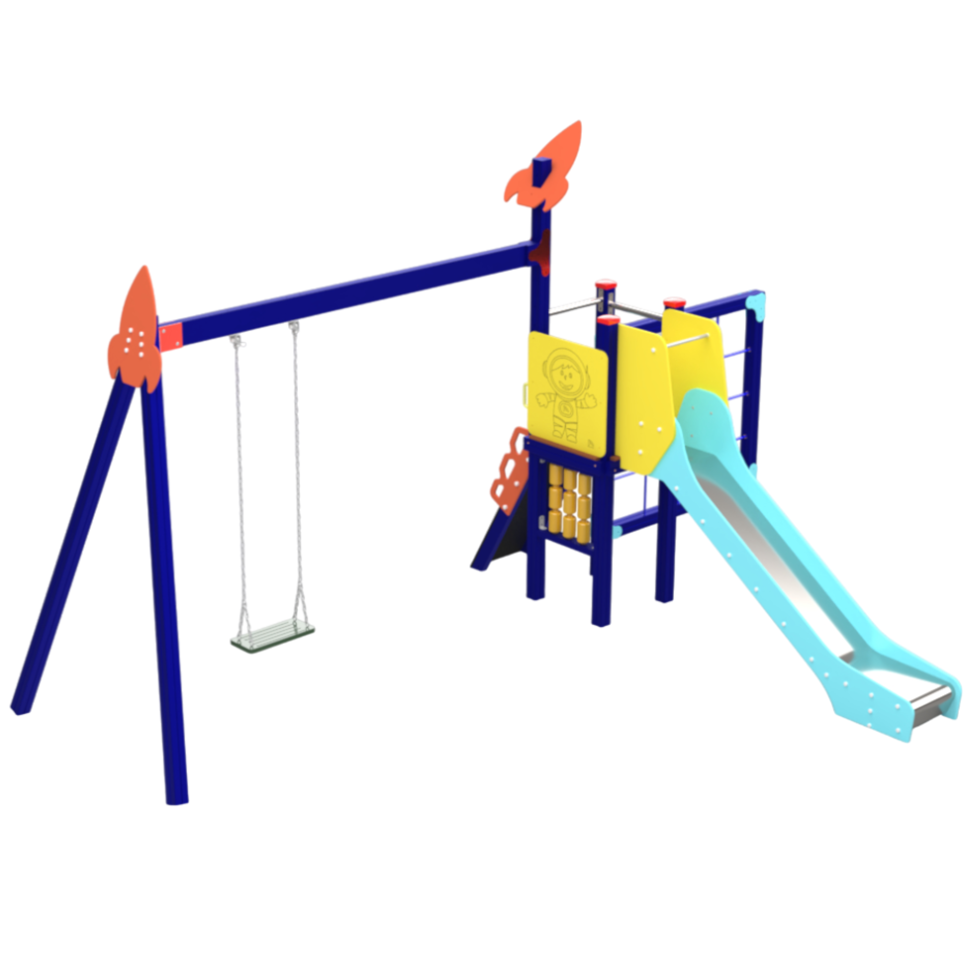 CASITA MALLORCA CON COLUMPIO METÁLICA (GAMA ESPACIO)- Ref. 296AL