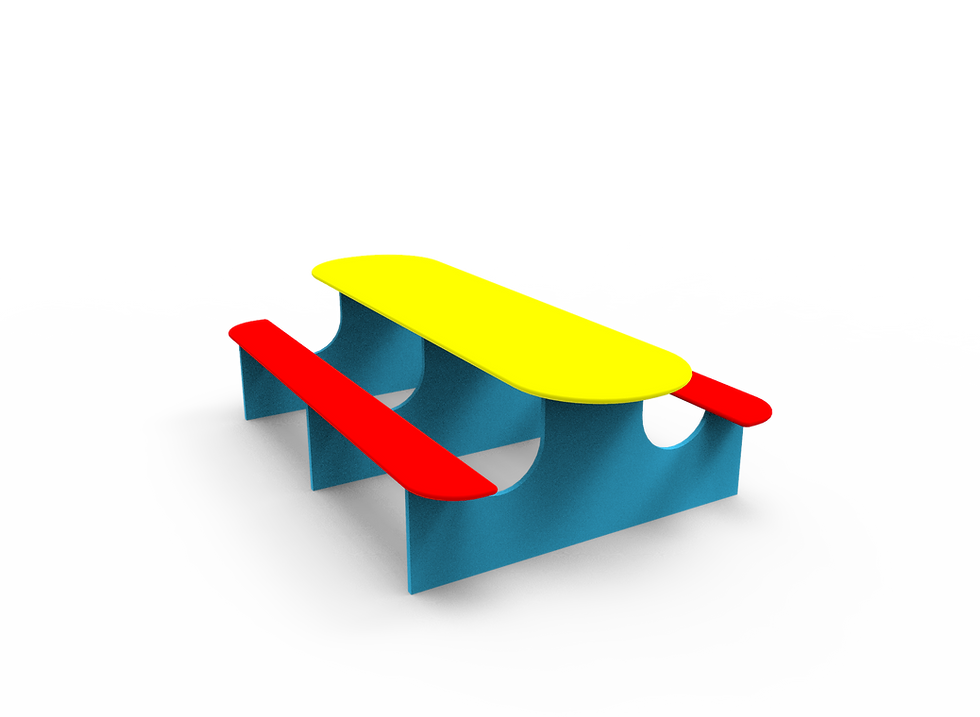 Miniatura: MESA INFANTIL INCLUSIVA - Ref. 460A / B / C