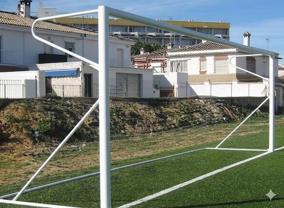 Miniatura: PORTERÍA FÚTBOL 11 REGLAMENTARIA SIN RED - Ref. 820