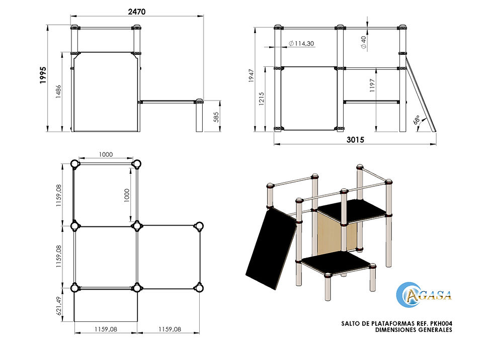 Miniatura: SALTO DE PLATAFORMAS.-Ref. PKH004