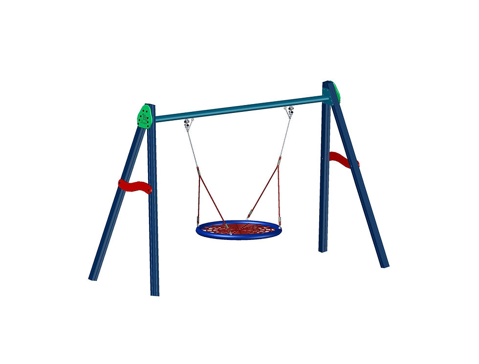 Miniatura: COLUMPIO INCLUSIVO CON ASIENTO NIDO METALICO - Ref. 225KA
