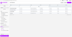 Manage & update lot owners