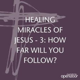 The Healing Miracles of Jesus
