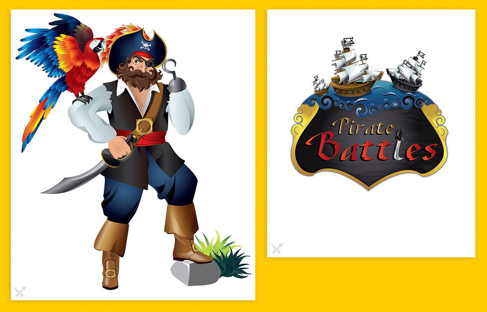 Characters & Game logo