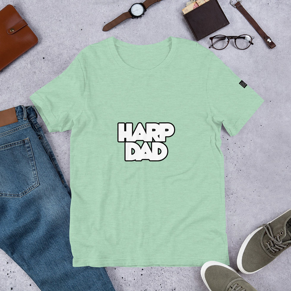 Thumbnail: HARP DAD - Short-Sleeve Unisex T-Shirt 
