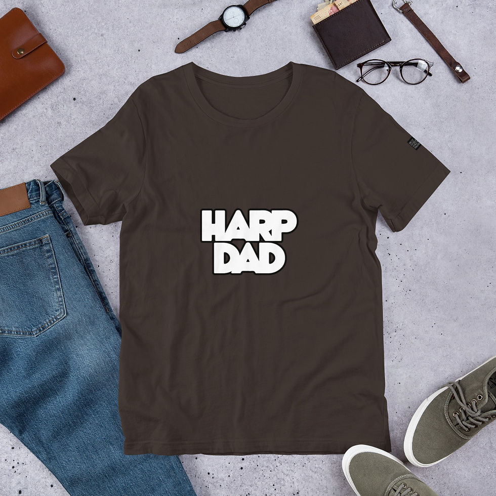 Thumbnail: HARP DAD - Short-Sleeve Unisex T-Shirt 