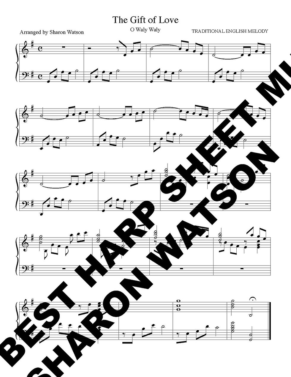 Thumbnail: Wedding Music for Solo Lever Harp