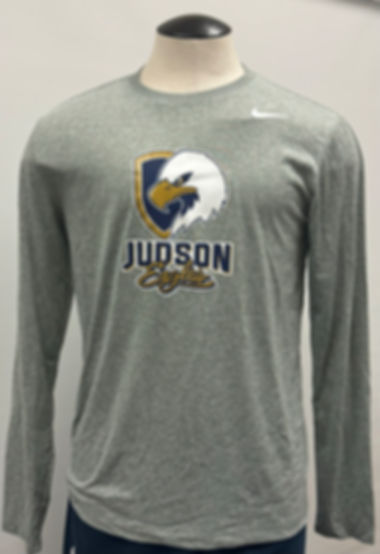 NIKE LEGEND LS D/F CREW DK HEATHER