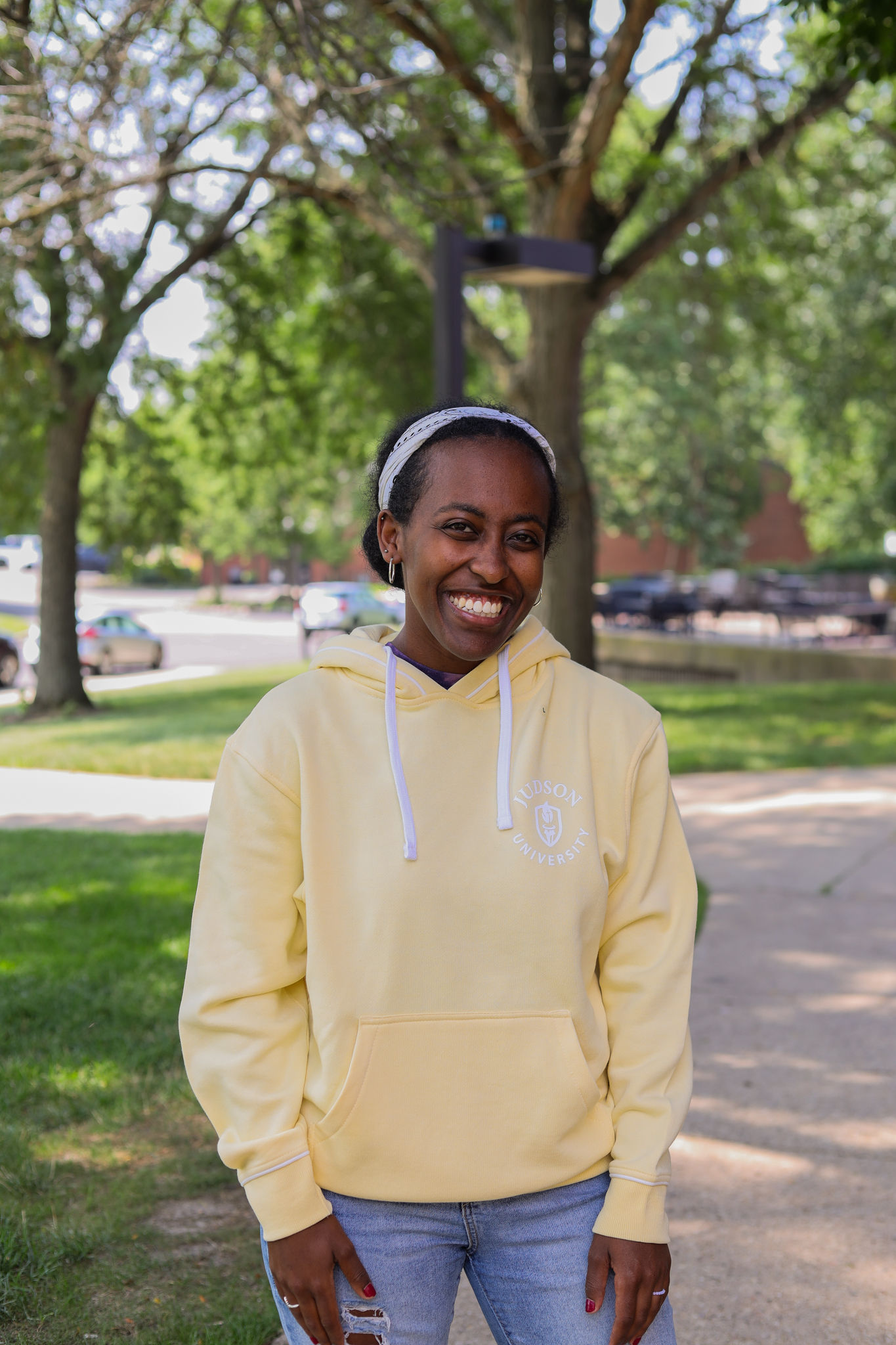 LADIES IVY CLOUD FLEECE HOOD SUN RAY