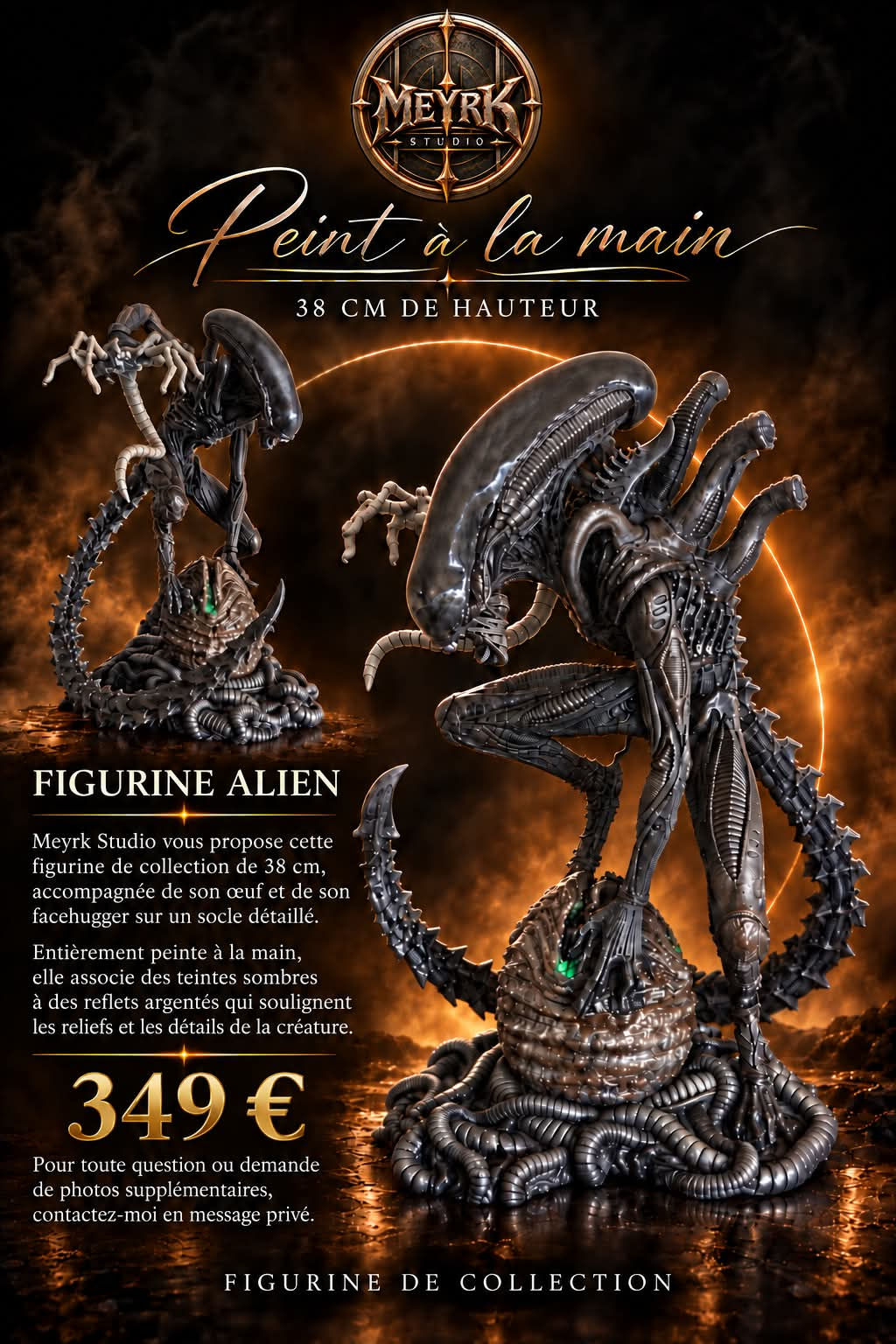 Figurine Premium ALIEN 38 cm