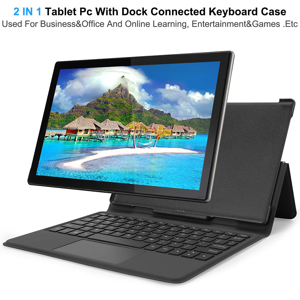 Thumbnail: Octa Core 4G 10.1 Inch Tablet With Keyboard