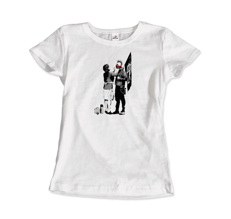 Thumbnail: Banksy Anarchist Punk and His Mother Artwork T-Shirt
