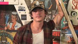 Waylon Wyatt Backstage at The Fonda Theatre in Los Ageles