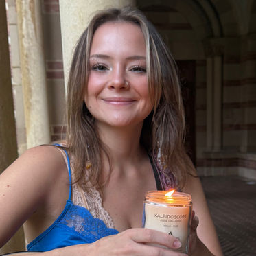 Good Scentiments Teams Up With Abbie Callahan For KALEIDOSCOPE Candle