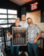 Pictured L-R: Damon Moberly (SVP, Promotion & Touring, MCA), Jacob Hackworth, Jimmy Rector (SVP Promotion, Mercury Nashville)