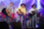 Bubba Strait, Dean Dillon and George Strait perform “Here For A Good Time,” one of the songs they wrote together, at Strait To The Heart. | Photo Credit: Erika Goldring/Getty Images for Strait To The Heart