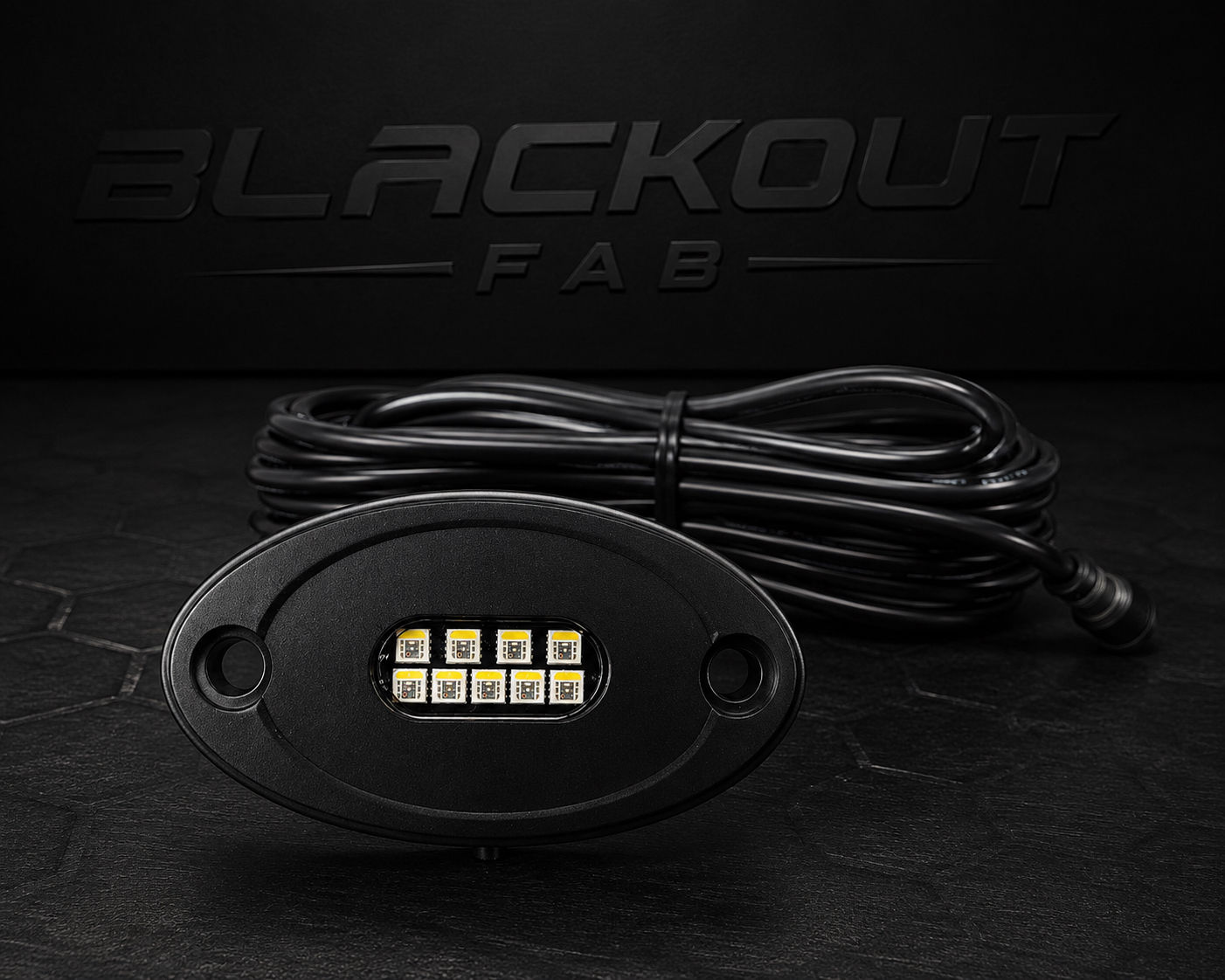 9 LED Pure White Rocklight