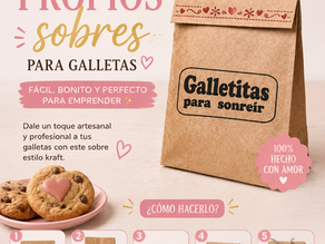 Tus propios sobres para galletas rápido y fácil