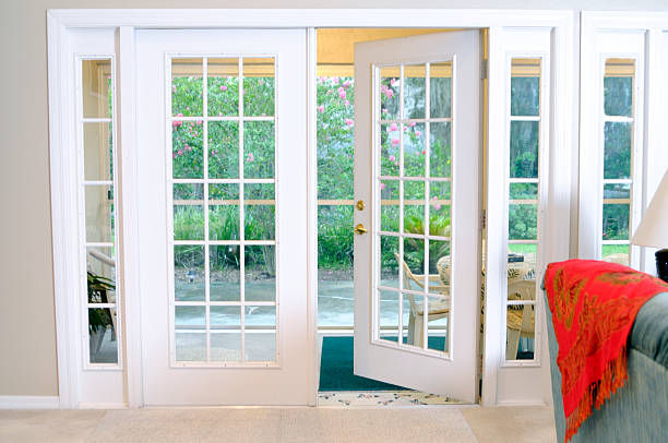 Stylish patio doors open up spaces for indoor-outdoor living