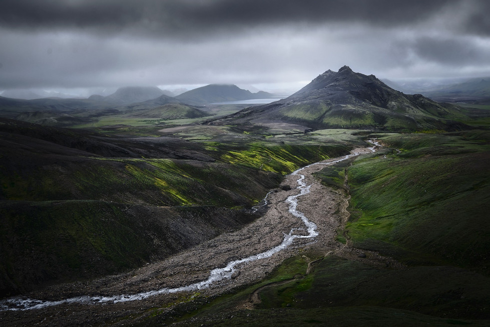 vista during Laugavegur in iceland
