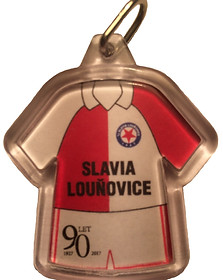 Slavia Louňovice přívěšek na klíče 90 let