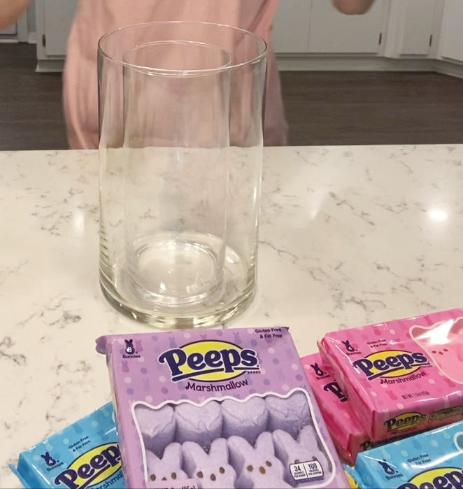 Easter Peep Flower Arrangement