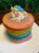 Sourdough Discard Rainbow Pancakes