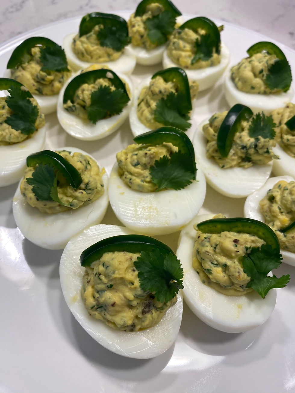 Jalapeño Deviled Eggs
