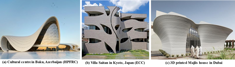 Examples of high-performance material structures