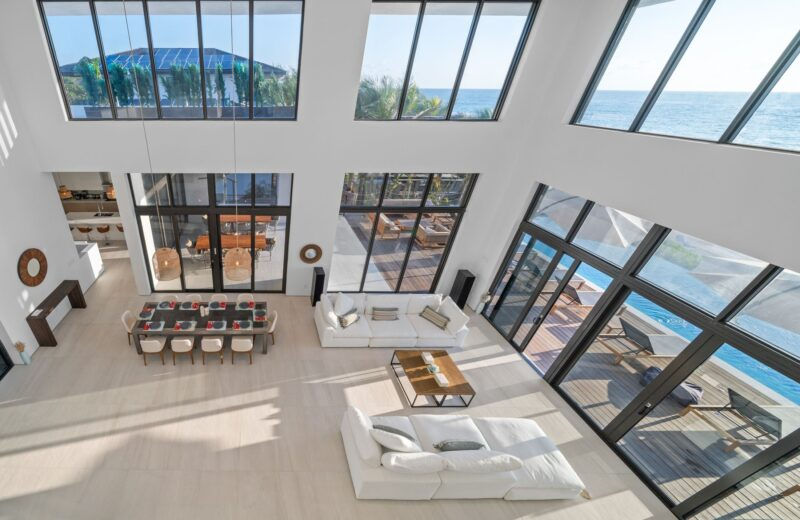 Entertaining and relaxing in beautiful living room