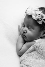 Sleeping newborn Western Suburbs Melbourne newborn photography studio session