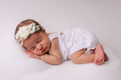 Sleeping newborn Western Suburbs Melbourne newborn photography studio session