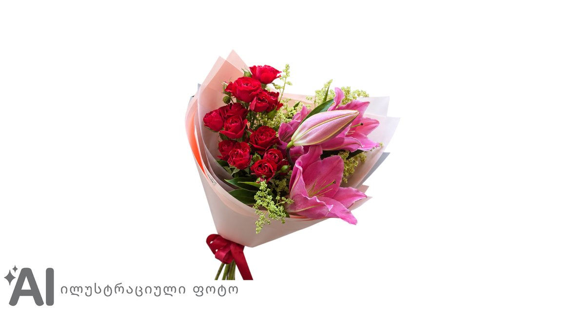 ლილიების და სპრეი ვარდების თაიგული (Dutch Lily & Spray Rose Bouquet)