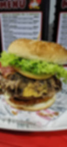 Hamburguesa triple carne mixta