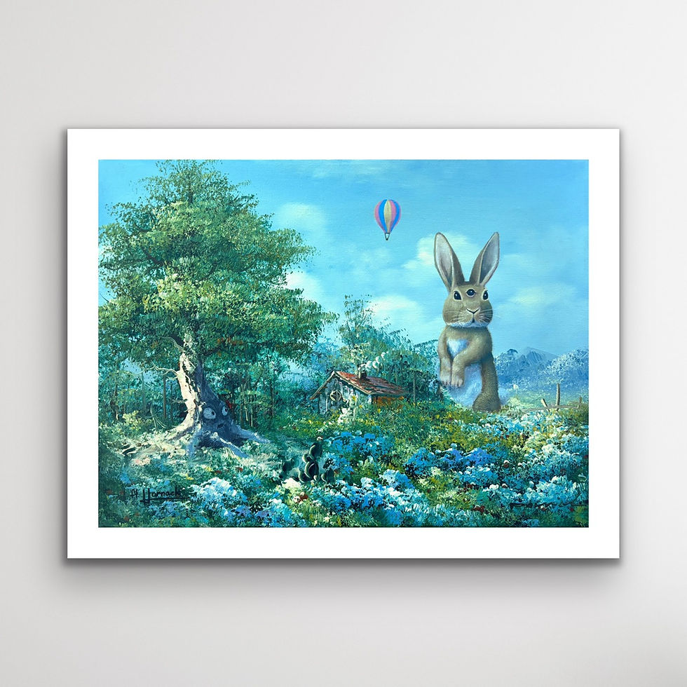 The Lagomorph - fine art paper