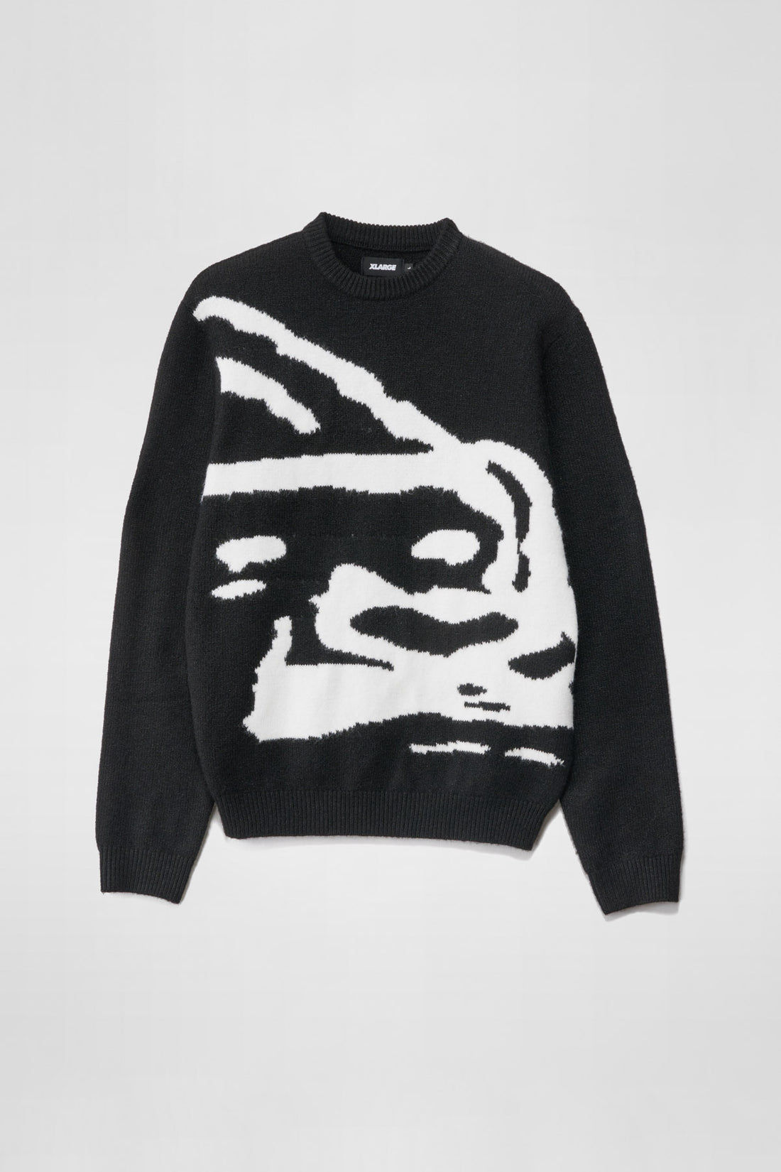 XLARGE GORILLA KNIT SWEATER - BLACK