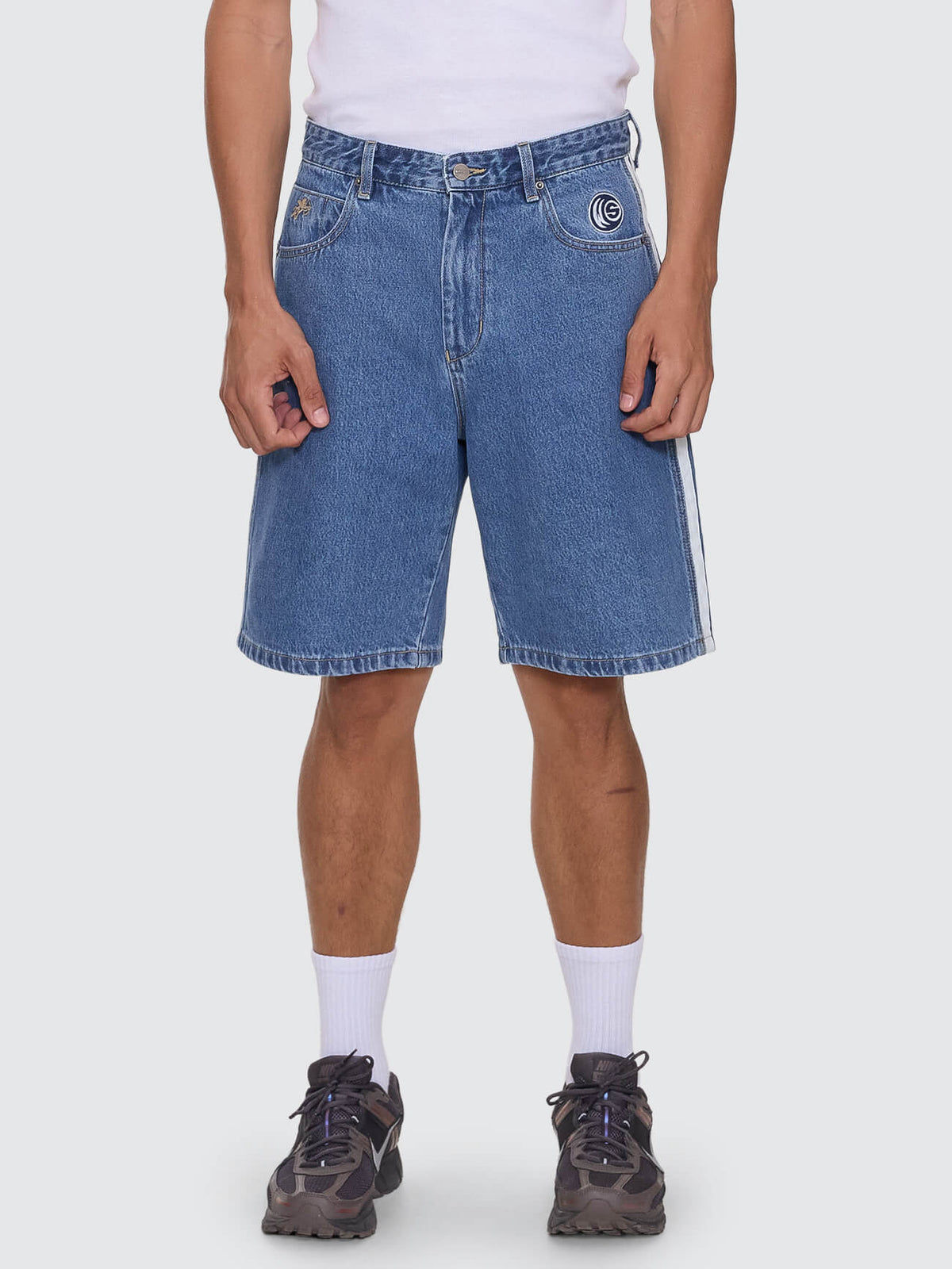 WORSHIP Blender Big Dawg Jean Short - Sky High Blue