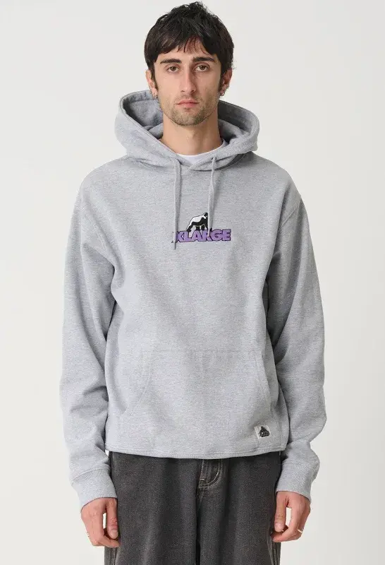 XLARGE CLIMB HOODIE - TRUE GREY MARLE